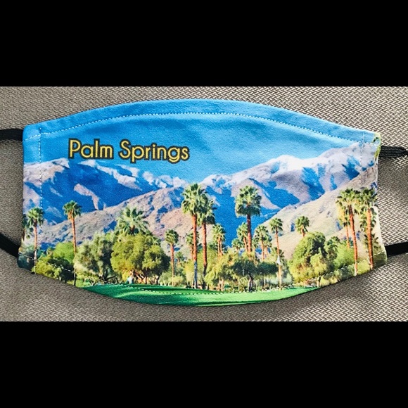 Beautiful New PALM SPRINGS Adult FACE MASK O/S - Picture 7 of 15